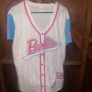 Barbie Baseball Jersey Pink Blue
